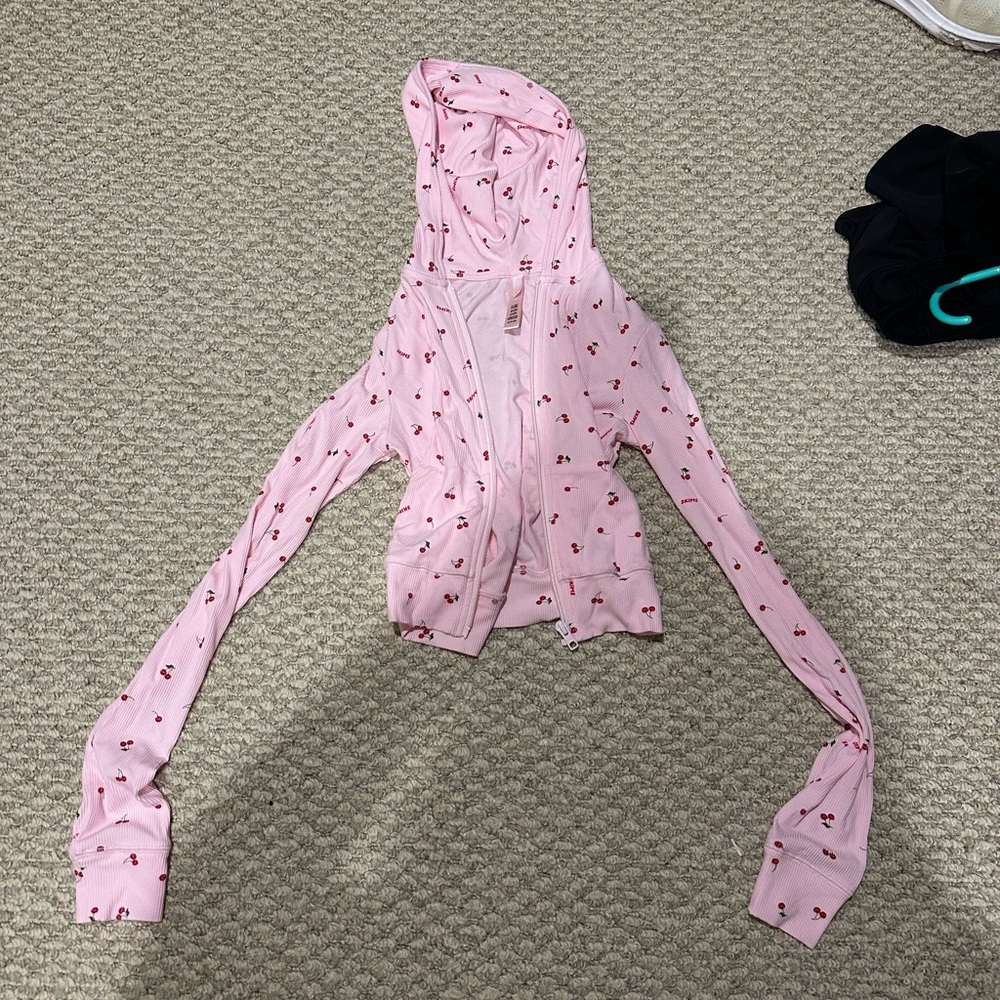 SKIMS Cherry Print Hoodie